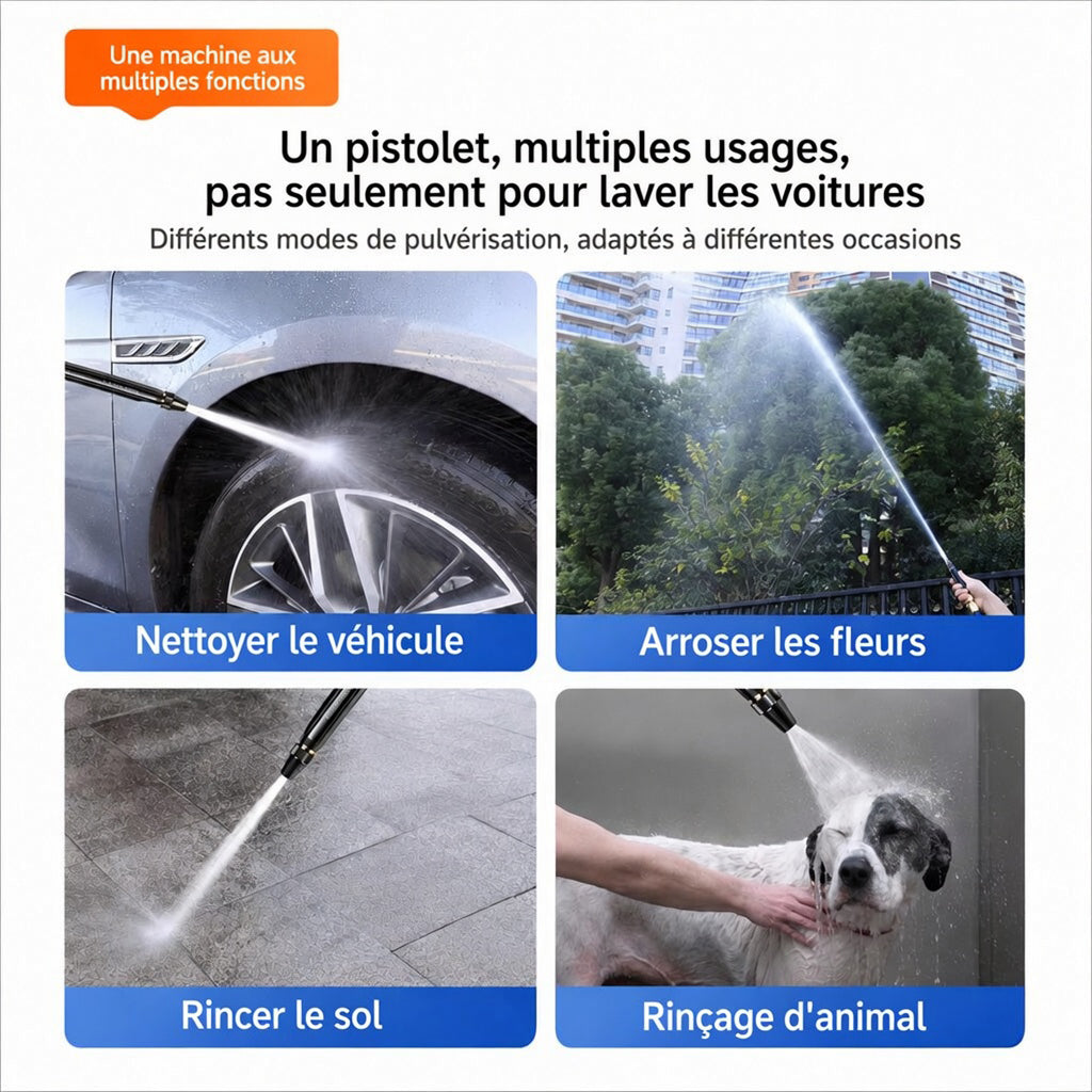 🎶 Offre à durée limitée : Plus vous achetez, plus vous recevez ! - Pistolet haute pression de lavage auto pour la maison Billhol®