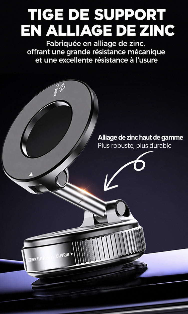 📱🚗REBYIPO®📶 PROMO LIMITÉE 50% ! Support Téléphone Voiture Rotatif 360° Pliable – Fixation Tableau de Bord, Ventouse Gel Réutilisable, Coussinets Silicone Antidérapants, Installation Instantanée ⚡