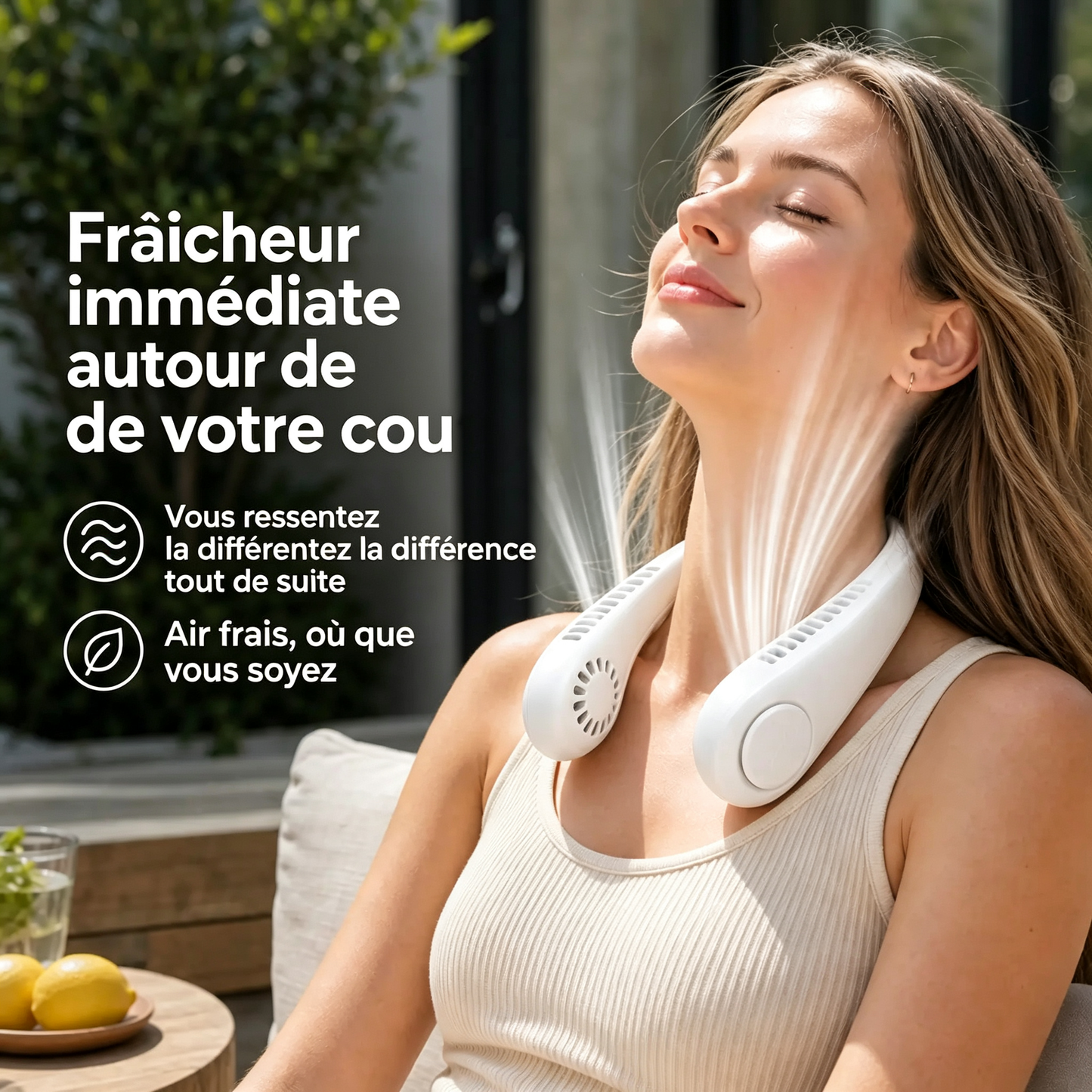 🔥🔥🔥❄️ Billhol® | Ventilateur de cou - Ventilateur portable rechargeable pour un refroidissement instantané !|❄️🎁 DERNIER JOUR : -70 % DE RÉDUCTION