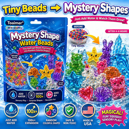 🏆 Toaimer®🦖🦄Perles d’eau mystérieuses magiques — Des formes cachées révèlent un univers de surprises