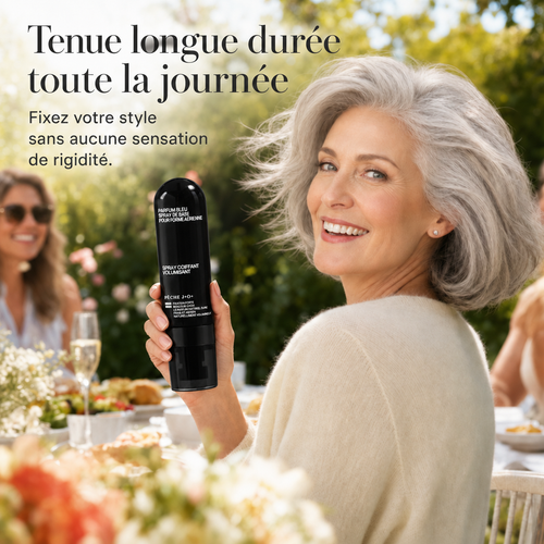 90ml GarageLine® Spray Coiffant Volumateur, Brume Longue Durée au Parfum de Pêche Douce