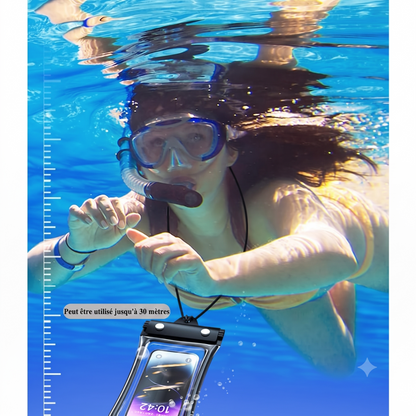 📱 Billhol® | Pochette Étanche Universelle pour Smartphone IPX8 🌊- Étui Tactile et Transparent