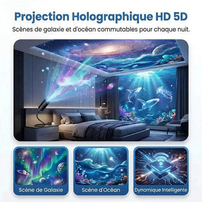 🔥 🔥🔥Dernier jour : -70 %丨🥇REBYIPO® Projecteur veilleuse – Projecteur d’étoiles holographique intelligent 🌠