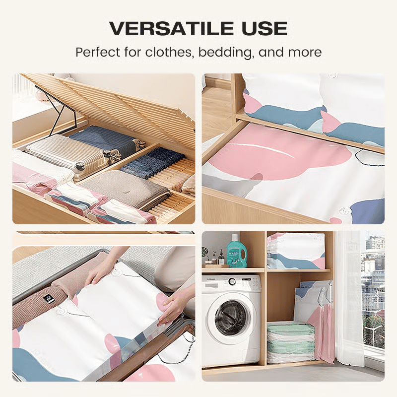 Sac de rangement sous vide grande capacité – sans pompe