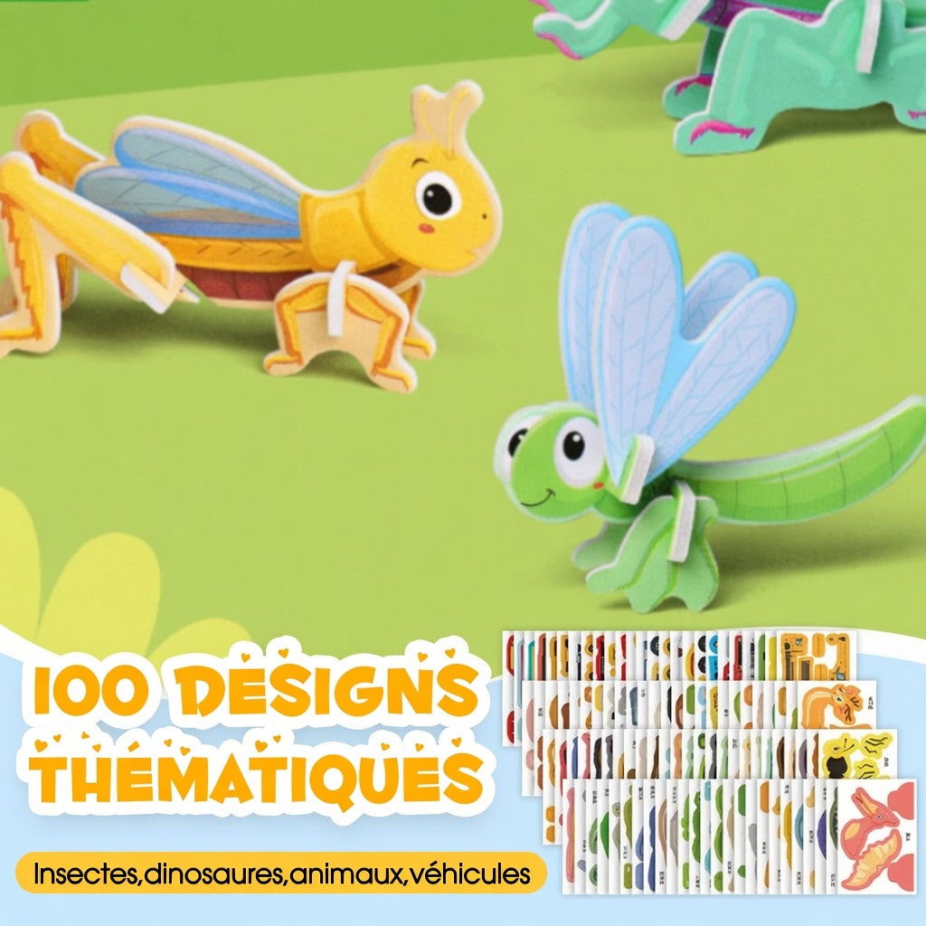 🔥🔥🔥🦄Billhol® Puzzle 3D Éducatif pour Enfants📚💎