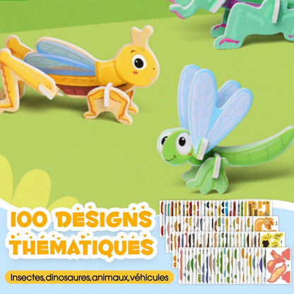 🔥🔥🔥🦄Billhol® Puzzle 3D Éducatif pour Enfants📚💎