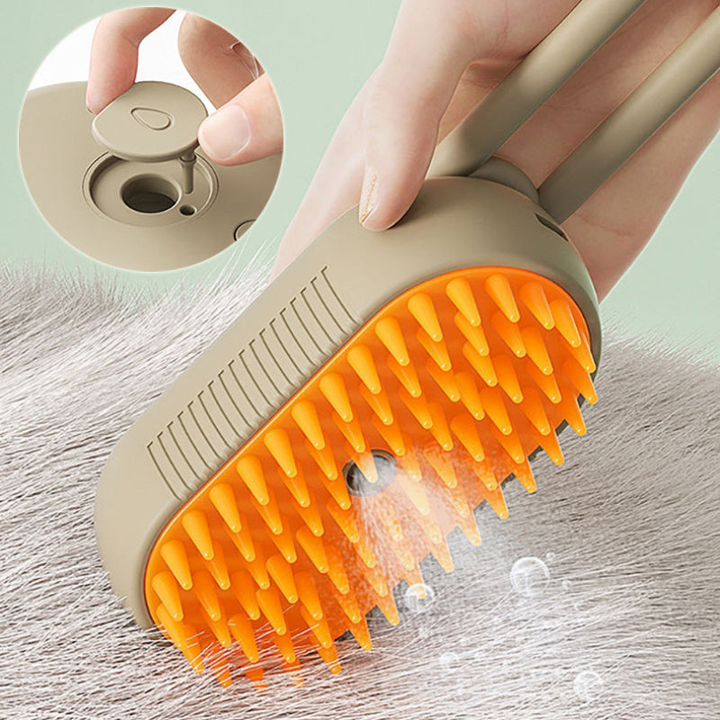 🐾✨ Billhol® Brosse vapeur pour animaux – Nettoyage en profondeur et toilettage simplifié !🚀