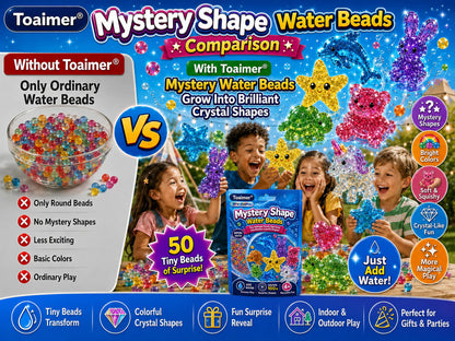 🏆 Toaimer®🦖🦄Perles d’eau mystérieuses magiques — Des formes cachées révèlent un univers de surprises