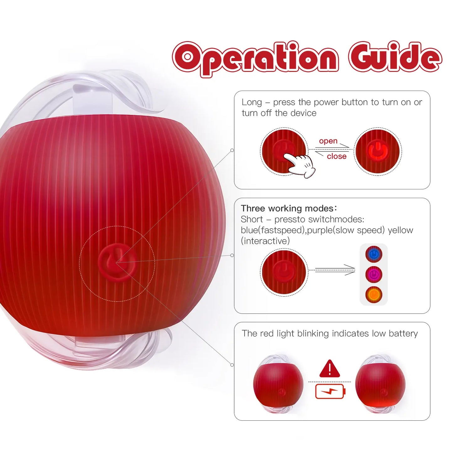 🔥🔥🔥Mizusu Interactive Pet Rolling Ball Toy with 2 Replaceable Tails, Automatic Dog & Cat Teaser Toy