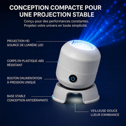 🔥🔥🎇💡 DERNIER JOUR : -70% DE RÉDUCTION 丨🌠 Projecteur de veilleuse intelligent REBYIPO® — Projecteur holographique 5D ciel étoilé & océan 🌠