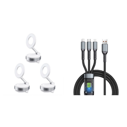 📱🚗REBYIPO®📶 PROMO LIMITÉE 50% ! Support Téléphone Voiture Rotatif 360° Pliable – Fixation Tableau de Bord, Ventouse Gel Réutilisable, Coussinets Silicone Antidérapants, Installation Instantanée ⚡