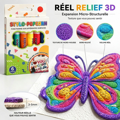 🔥Économisez 50 % en commandant aujourd’hui 丨🖌️🖌️🎇IEY® Stylo à relief 3D – Transformez vos dessins plats en art 3D tactile 🪄