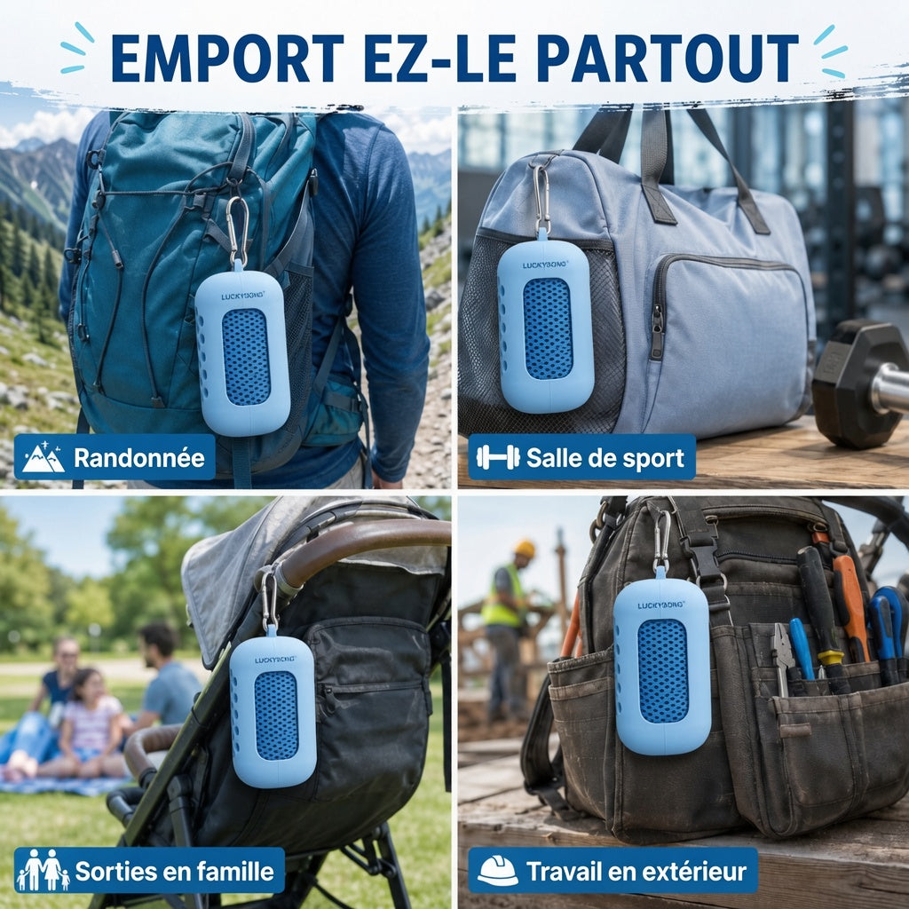 🔥🔥🔥❄️LUCKYSONG®🐳 Trousse de serviettes rafraîchissantes CoolFlex Pro — Confort de refroidissement amélioré avec étui silicone souple aéré, conçue pour l’entraînement, les voyages, la randonnée et les fortes chaleurs. 👑