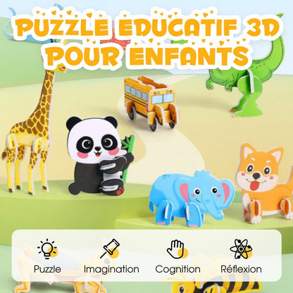 🔥🔥🔥🦄Billhol® Puzzle 3D Éducatif pour Enfants📚💎