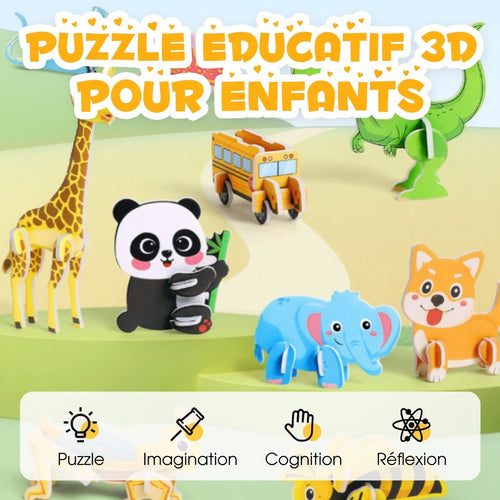 🔥🔥🔥🦄Billhol® Puzzle 3D Éducatif pour Enfants📚💎