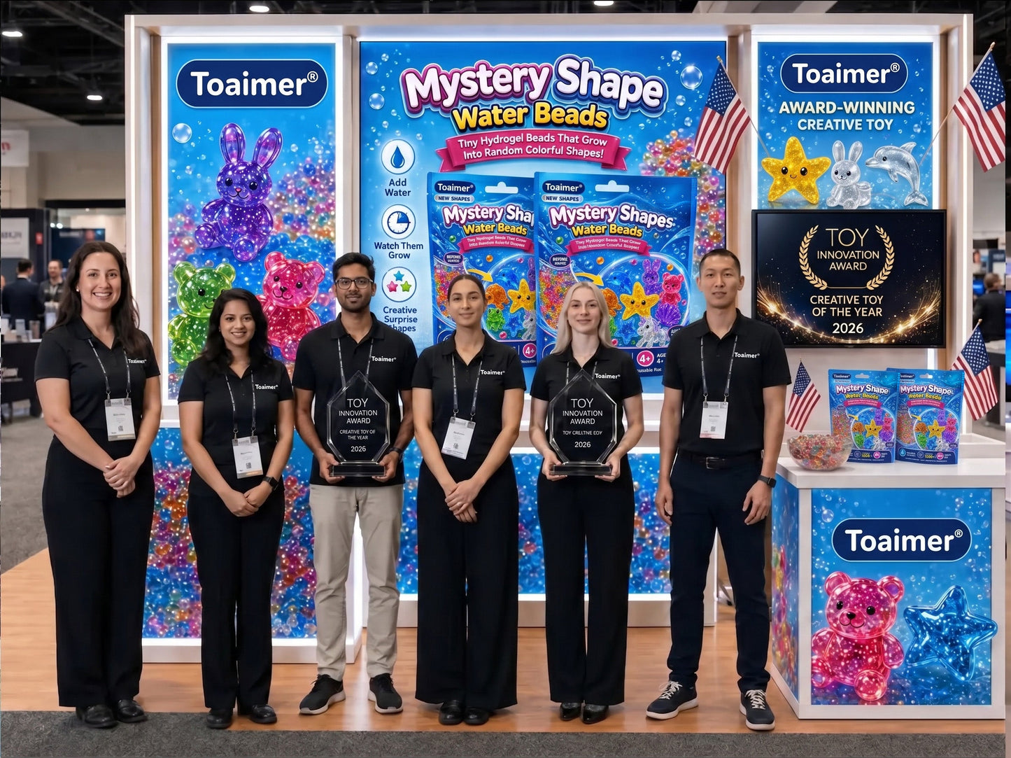 🏆 Toaimer®🦖🦄Perles d’eau mystérieuses magiques — Des formes cachées révèlent un univers de surprises