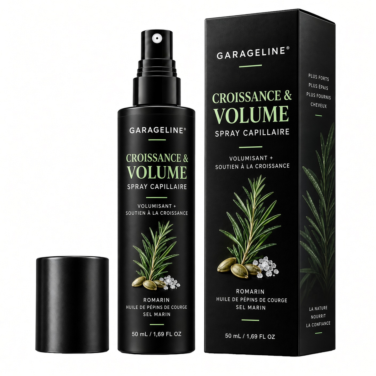 💥GARAGELINE® Spray capillaire haute performance 3-en-1 - Volumateur • Nourrissant • Coiffan🌿t