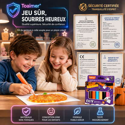 🚨 DERNIER JOUR -50% !🎃 Toaimer® Kit créatif magique 3D fluorescent à changement de couleur👻