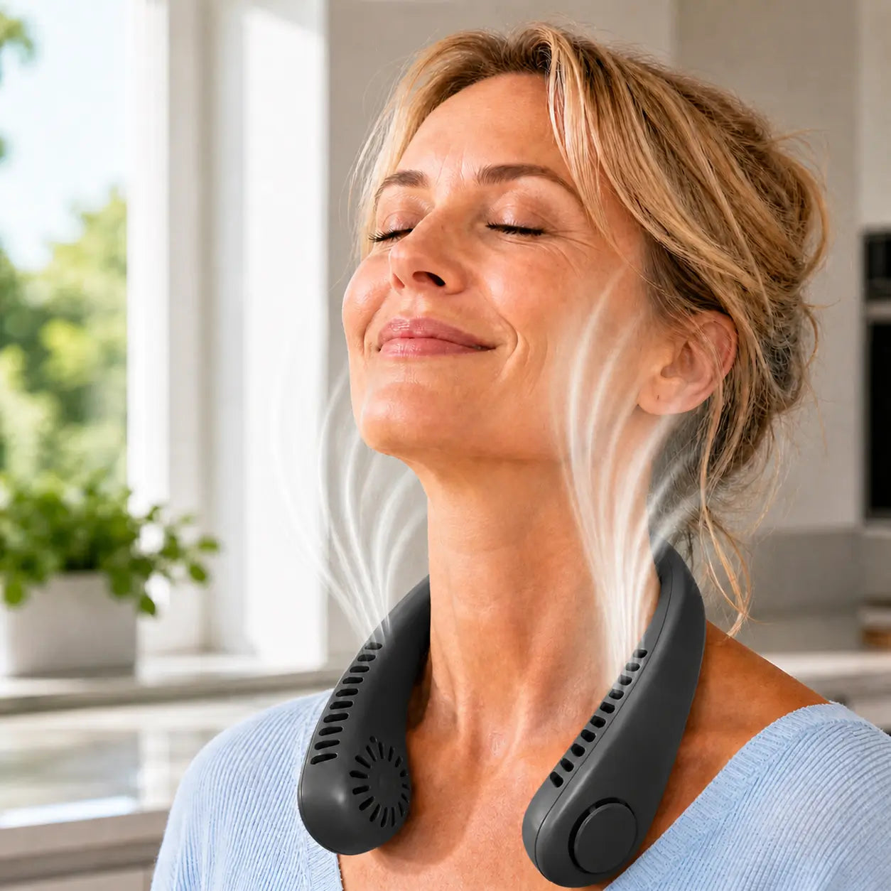 ❄️ Billhol® | Ventilateur de cou - Ventilateur portable rechargeable pour un refroidissement instantané !|❄️🎁 DERNIER JOUR : -70 % DE RÉDUCTION