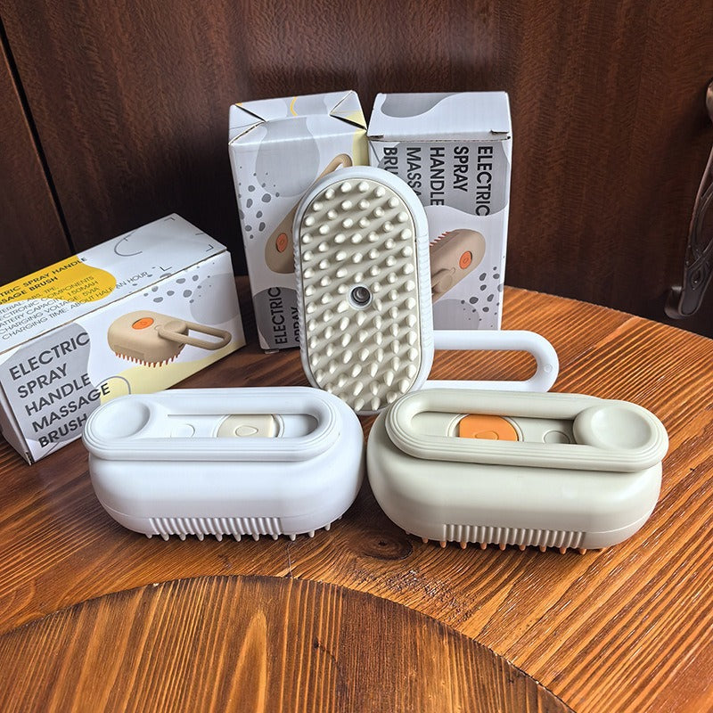 🐾✨ Billhol® Brosse vapeur pour animaux – Nettoyage en profondeur et toilettage simplifié !🚀
