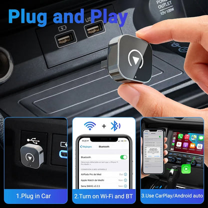 Adaptateur CarPlay Sans fil pour Voiture