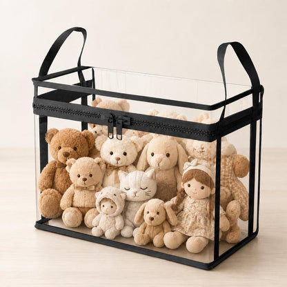 👑DERNIER JOUR 2 ACHETÉS = 1 OFFERT!!💕SVOZK®🇫🇷 Sac de Rangement Transparent – Grand Format, Anti-Poussière & Anti-Humidité avec Poignée✨L'Organisateur Tout-en-Un Ultime pour Vêtements, Jouets, Livres, Peluches & Absolument Tout ! 🧸📚👕🧦