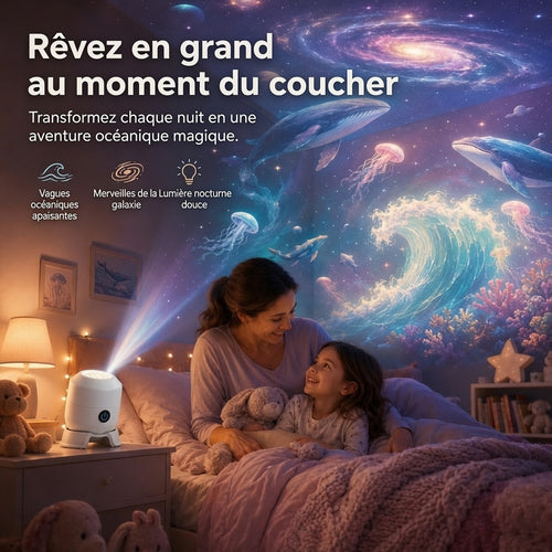 🎇🎇🎇💡 DERNIER JOUR : -70% DE RÉDUCTION 丨🌠🦄Projecteur de veilleuse intelligent REBYIPO® — Projecteur holographique 5D ciel étoilé & océan 🌠