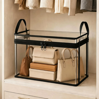 👑DERNIER JOUR 2 ACHETÉS = 1 OFFERT!!💕SVOZK®🇫🇷 Sac de Rangement Transparent – Grand Format, Anti-Poussière & Anti-Humidité avec Poignée✨L'Organisateur Tout-en-Un Ultime pour Vêtements, Jouets, Livres, Peluches & Absolument Tout ! 🧸📚👕🧦