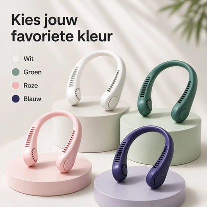 ❄️ Billhol® | Ventilateur de cou - Ventilateur portable rechargeable pour un refroidissement instantané !|❄️🎁 DERNIER JOUR : -70 % DE RÉDUCTION