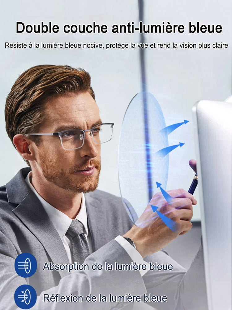 🔥Vente Flash🔥👓Oneswear® Lunettes de vue presbytes ultra-légères anti-lumière bleue（-69 %）