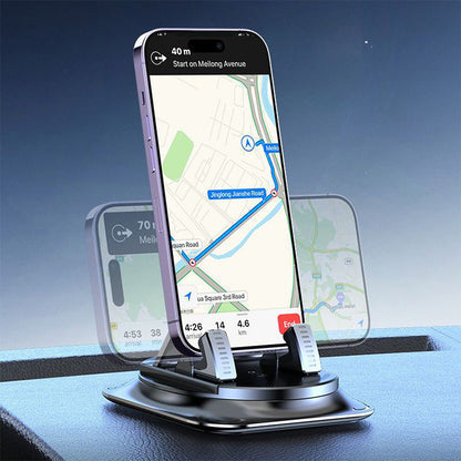 🚀REBYIPO®Support de téléphone pour voiture 🔄🚗 |  Orientable à 360° · Verrouillage à une main en 0,1 s · Antidérapant et n'abîme pas le tableau de bord · Étanche et résistant aux taches