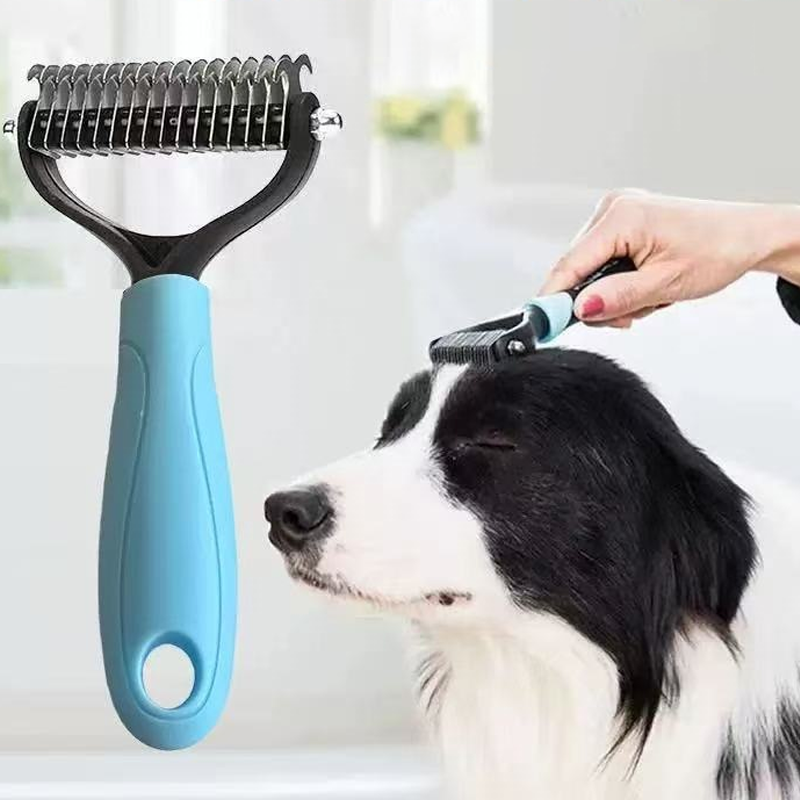 ⏰⏰🔥DERNIER JOUR DE PROMO : 🐕‍🦺Peigne de toilettage double face pour chiens et chats🐾