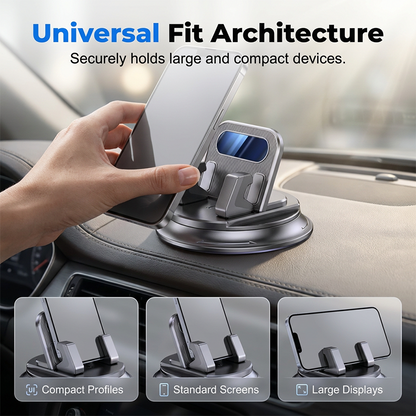 📱🚗REBYIPO® PROMO LIMITÉE 50% ! Support Téléphone Voiture Rotatif 360° – Fixation Tableau de Bord, Ventouse Gel Réutilisable, Coussinets Silicone Antidérapants, Installation Instantanée ⚡