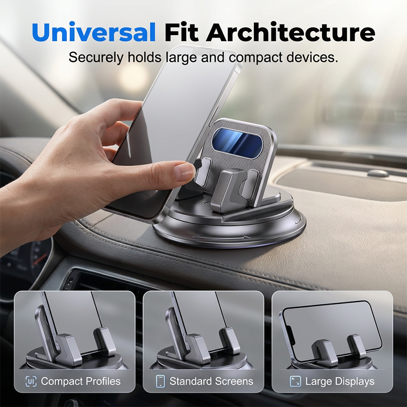 📱REBYIPO® PROMO LIMITÉE 50% DE RÉDUCTION ! 🚗 Support Téléphone Voiture Rotatif pour Tableau de Bord – Installation Rapide, Antidérapant & 360° Réglable ⚡
